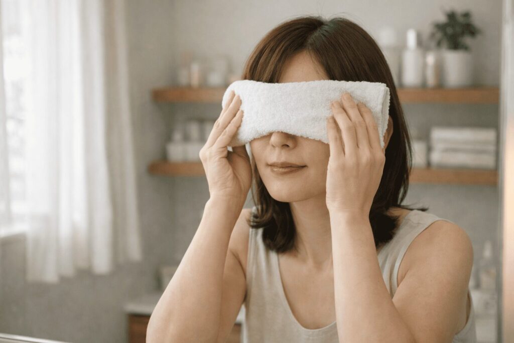 50代　目元　明るく