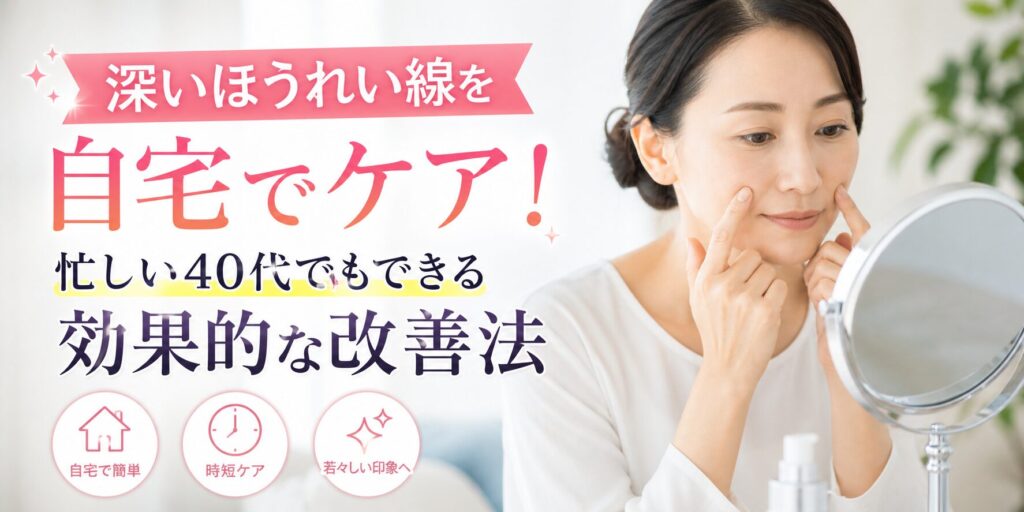 ほうれい線　ケア