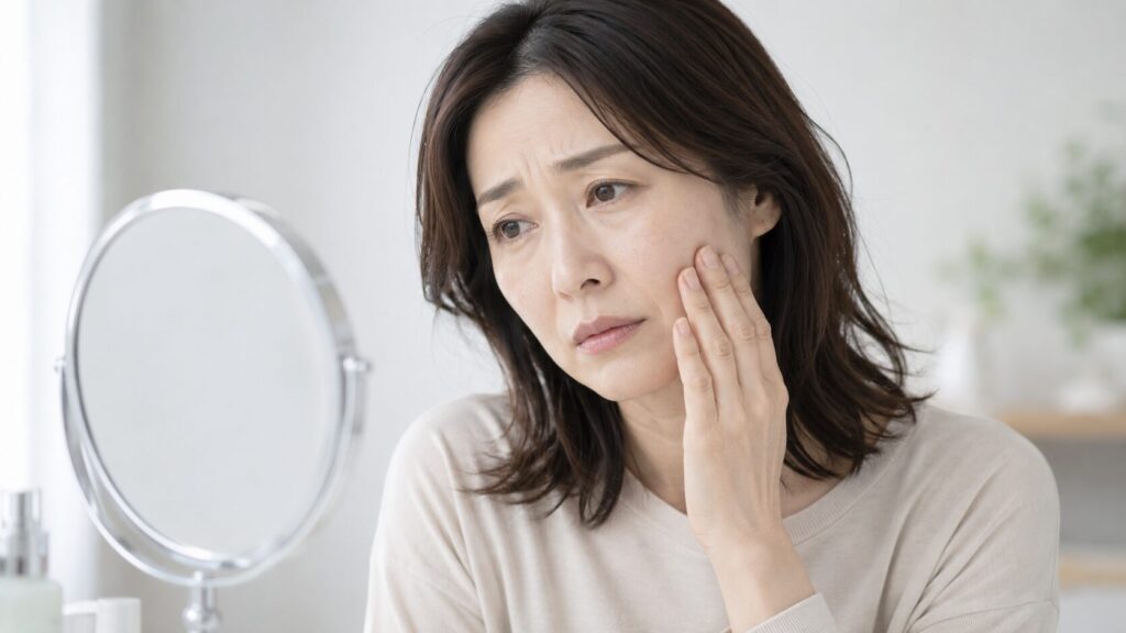 40代　顔色　悪い
