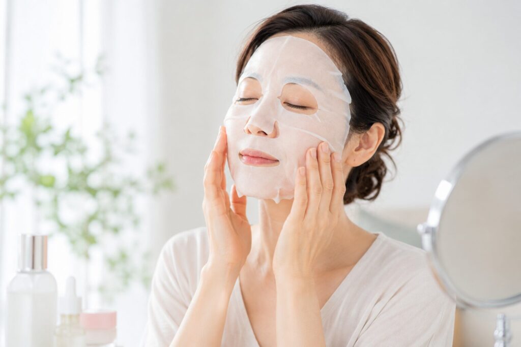 乾燥　ほうれい線・小じわ　40代